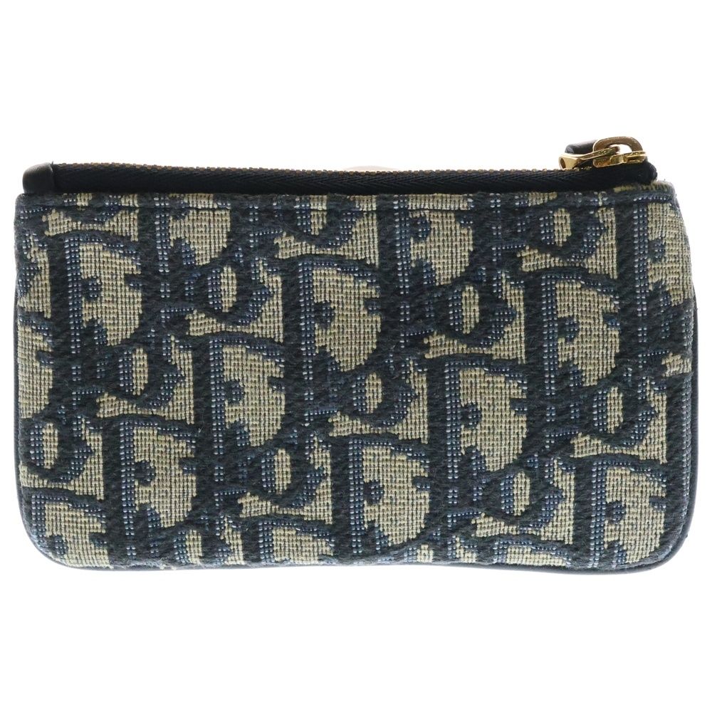 ディオール トロッター オブリーク ロータスウォレット ネイビー