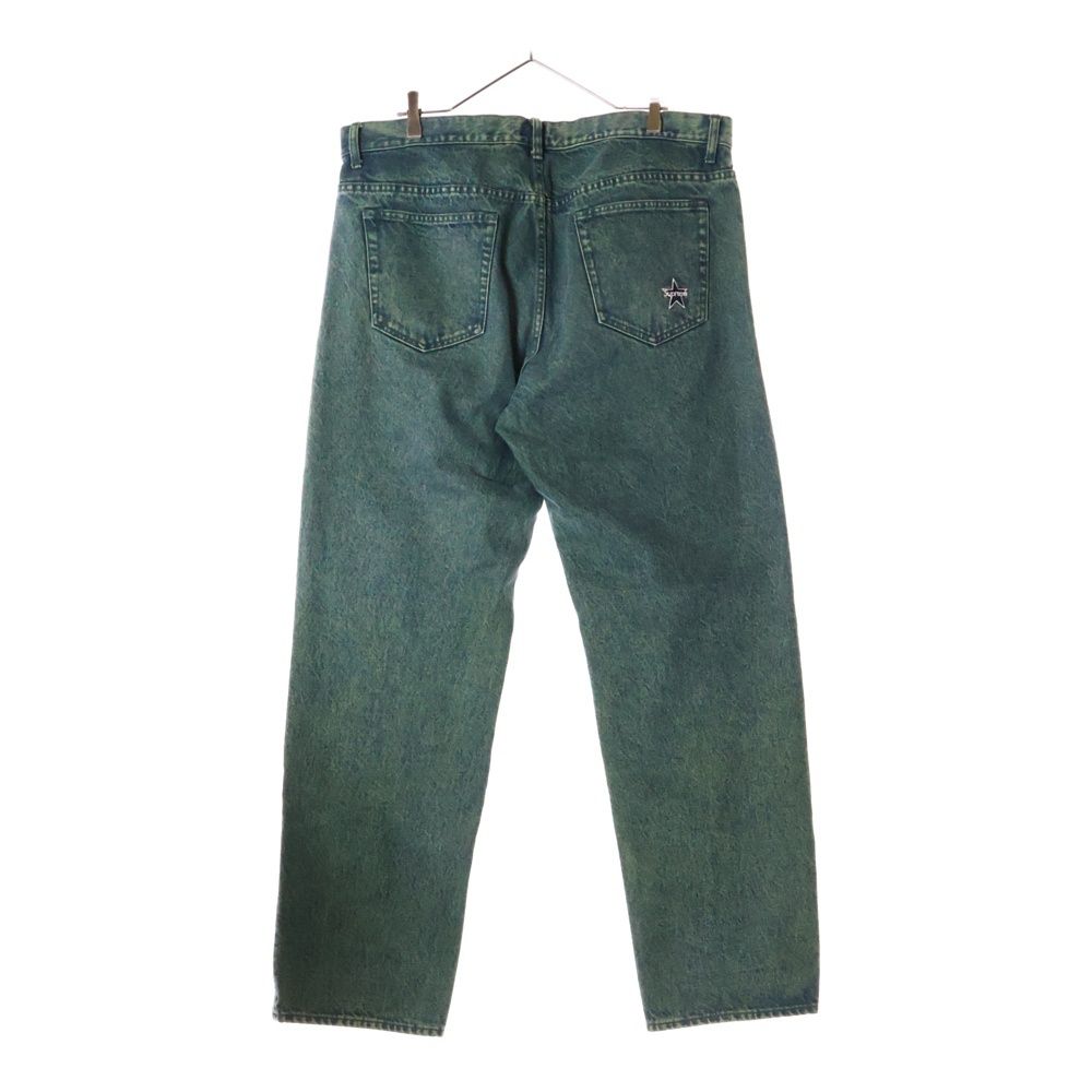 SUPREME 23SS REGULAR JEAN グリーンデニムパンツ SUPREME (シュプリーム) 23SS Regular Jean Overdyed Green