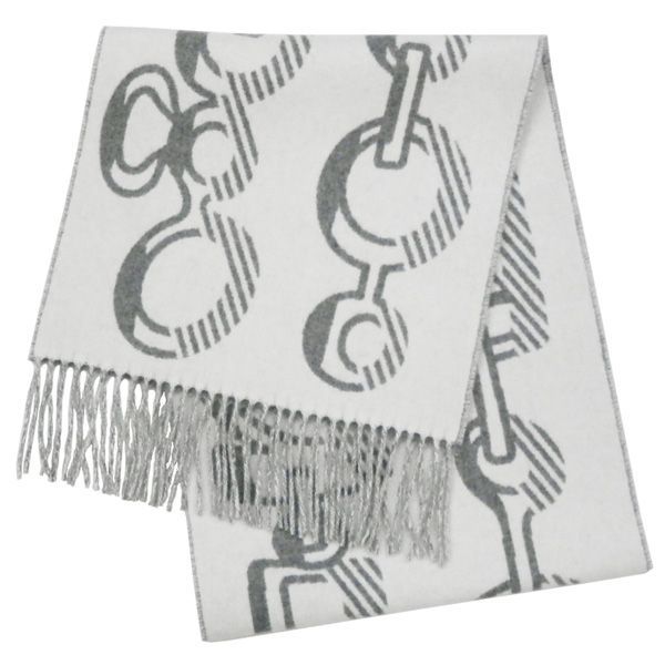 エルメス HERMES カシミヤ マフラー CASAQUE DO RE BOUCLES カザック