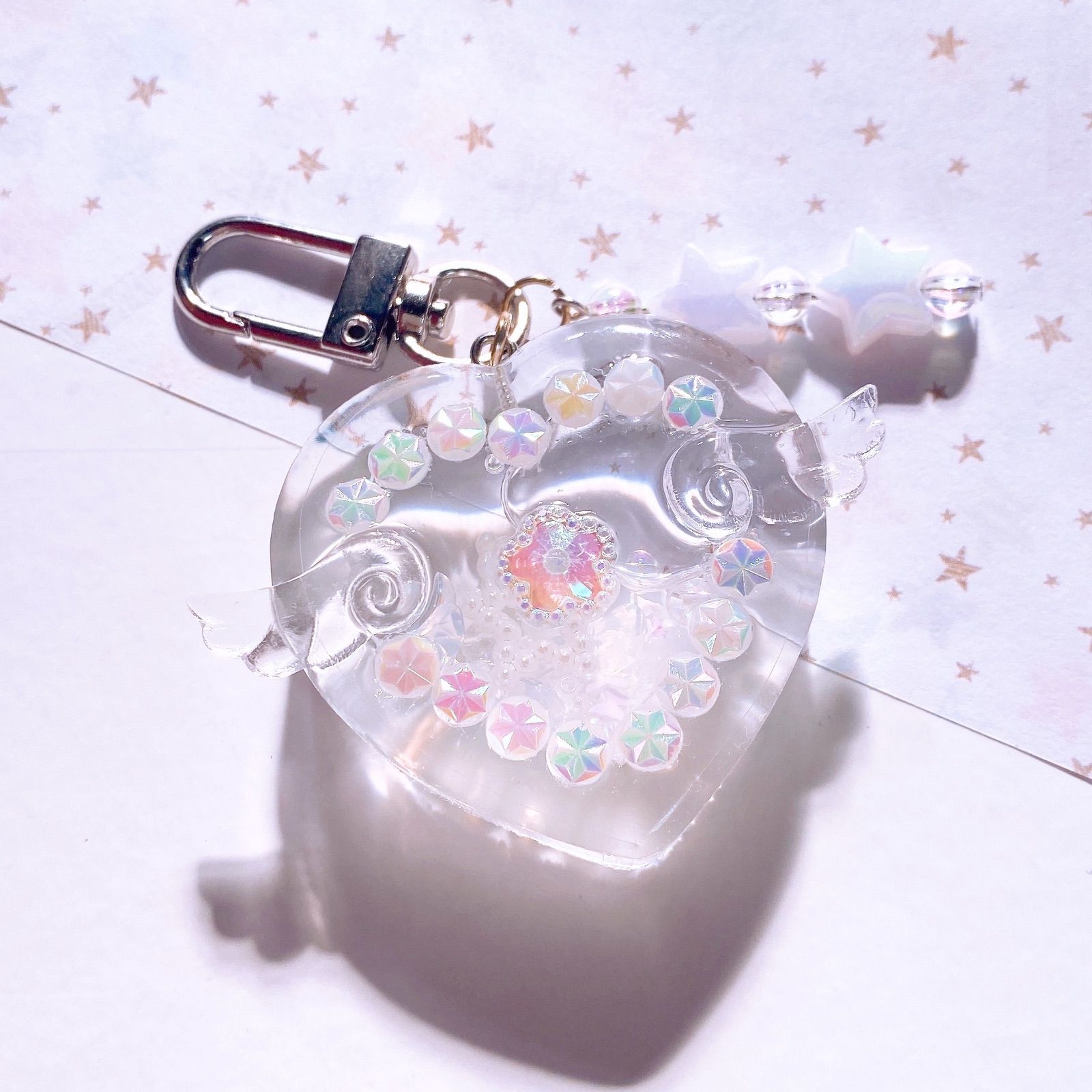 BXです❣️王一博 肖戦 ももハート　レジンキーホルダー 0808確認用 BX様専用です❣️王一博 肖戦 ももハート レジンキーホルダー