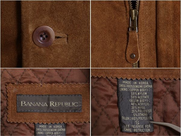 お得なクーポン配布中!】 00s バナナリパブリック 本革 スウェード  