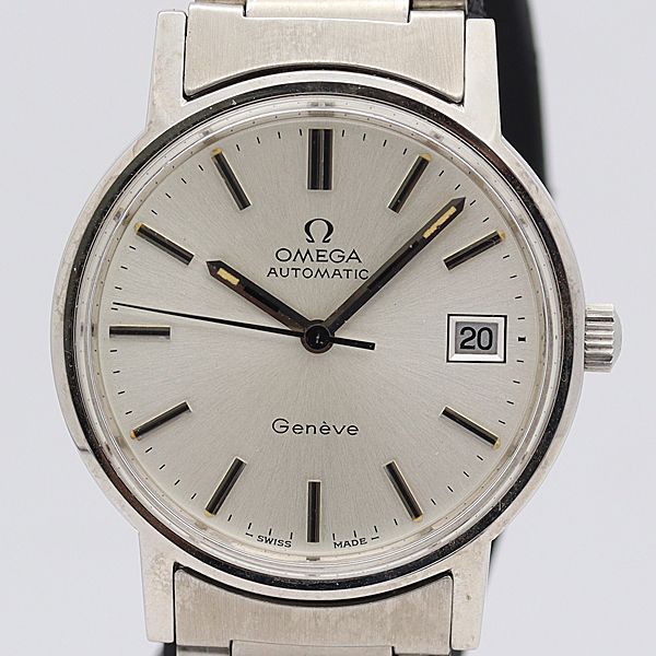 デッドストック級 稼働 良品 オメガ ジュネーブ 青文字盤 オーバル 手巻き ヴィンテージ メンズ/レディース腕時計NSY14241ABC0067100 11ERT デッドストック級 稼働 良品 オメガ AT⁄自動巻 ジュネーブ ラウンド