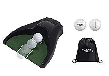 【中古】【非常に良い】POSMA PG150A 自動でボールが帰ってくる！ 電動ゴルフカップ POSMA収納用の黒バッグ z2zed1b