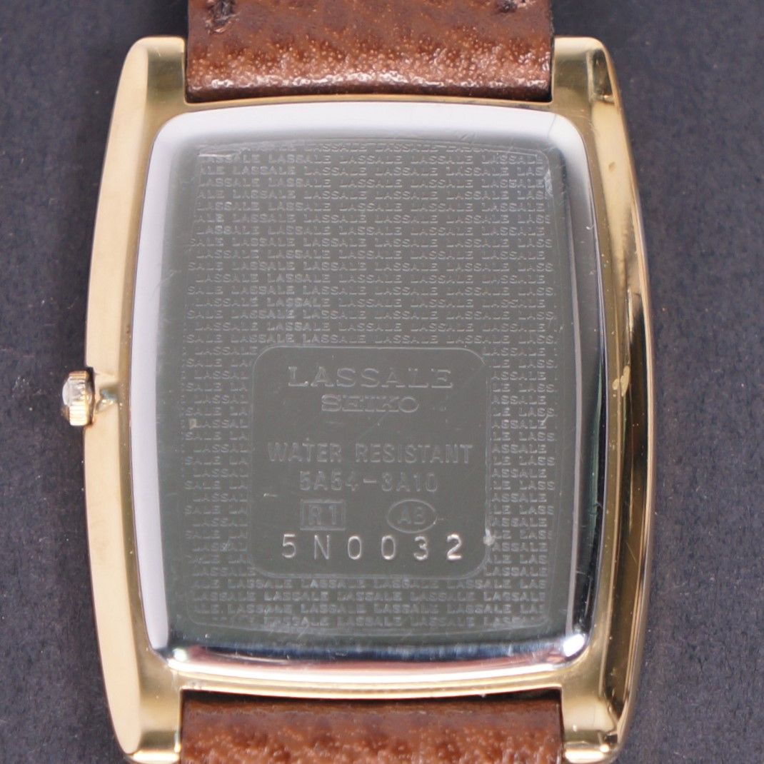 電池交換済み　セイコー　ラサール　レディース 電池交換済み セイコー ラサール レディース 稼働品】SEIKO LASSALE 白