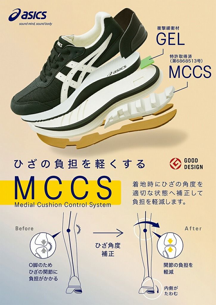 asics ニーズアップ