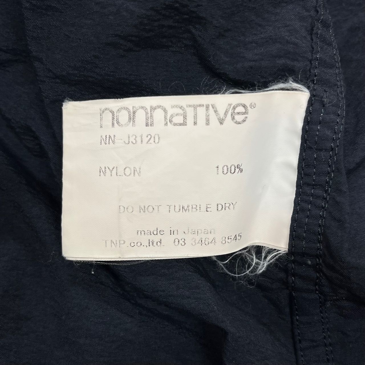 NONNATIVE 17SS MASTER JACKET NYLON TUSSAH OVERDYED マスター