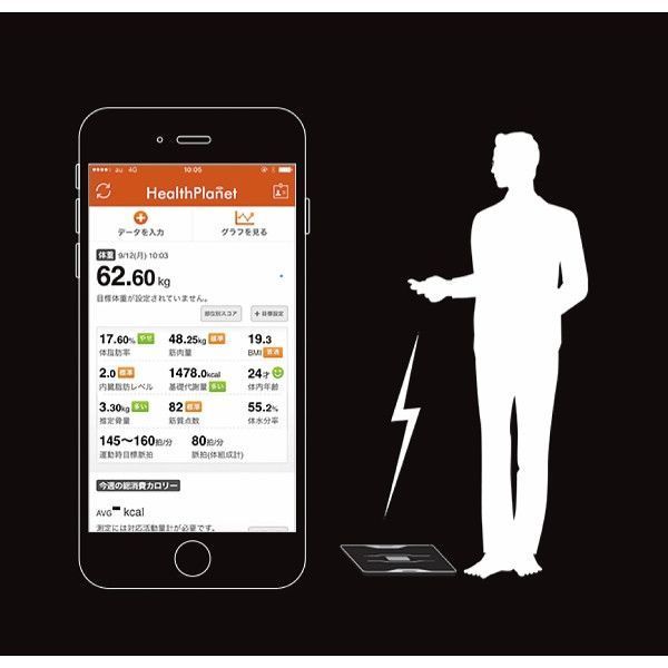 左右部位別体組成計 体重計
