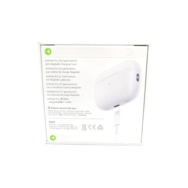 Apple アップル AirPods Pro2 MTJV3J A ワイヤレスイヤフォン ∠UK2066