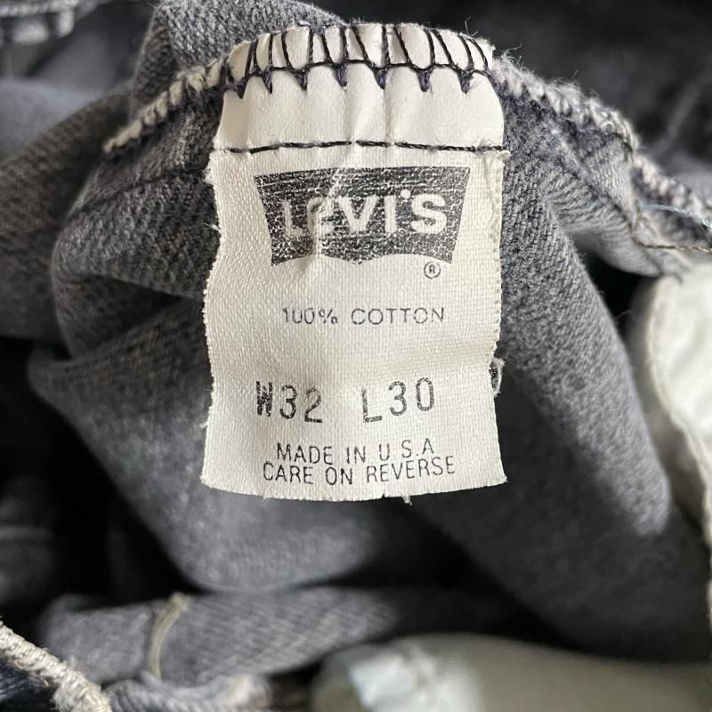 Levi's 550 ケミカルウォッシュ テーバードデニムパンツ 550-4865 