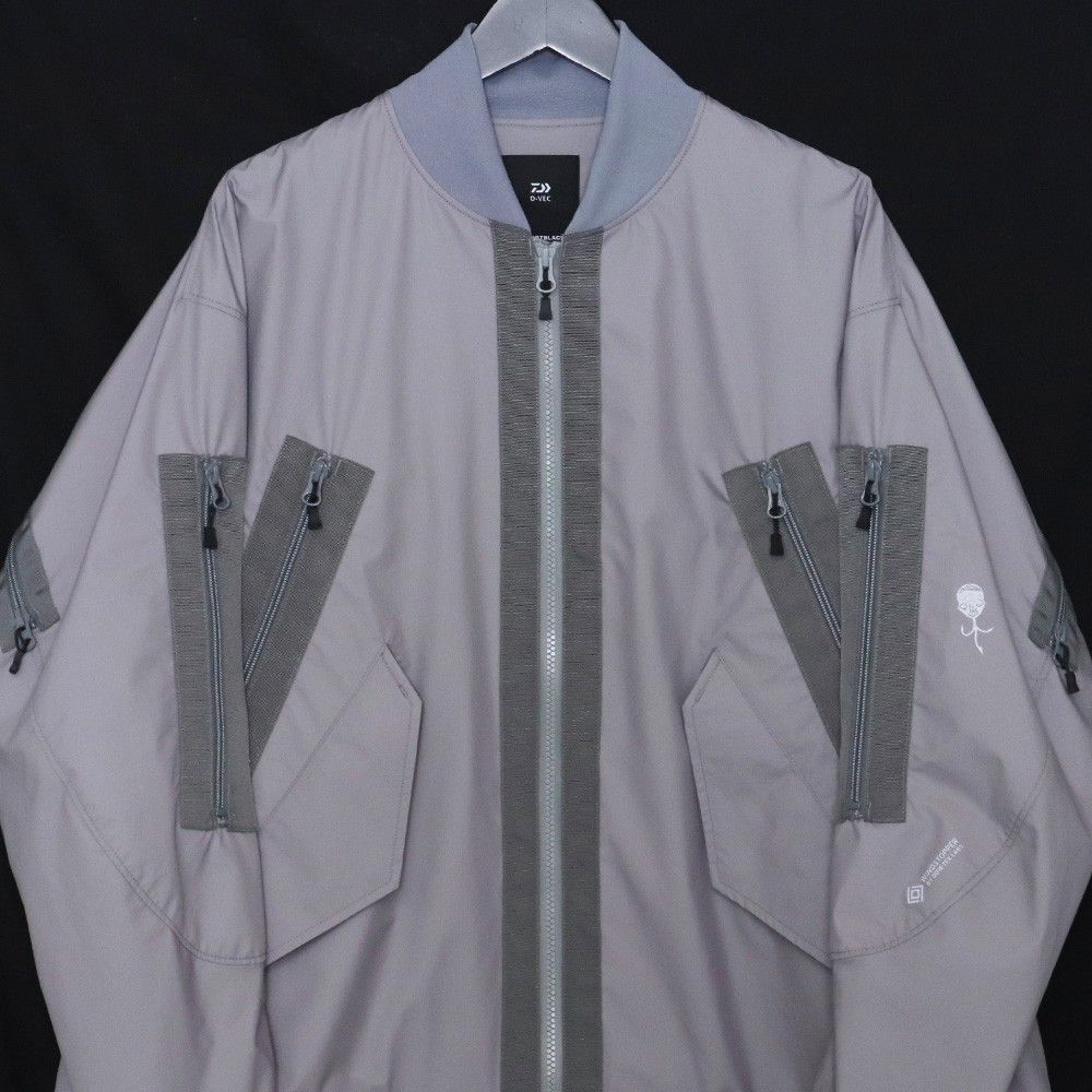 D-VEC × ALMOSTBLACK WINDSTOPPER MA-1 BLOUSON サイズ2 グレー VF