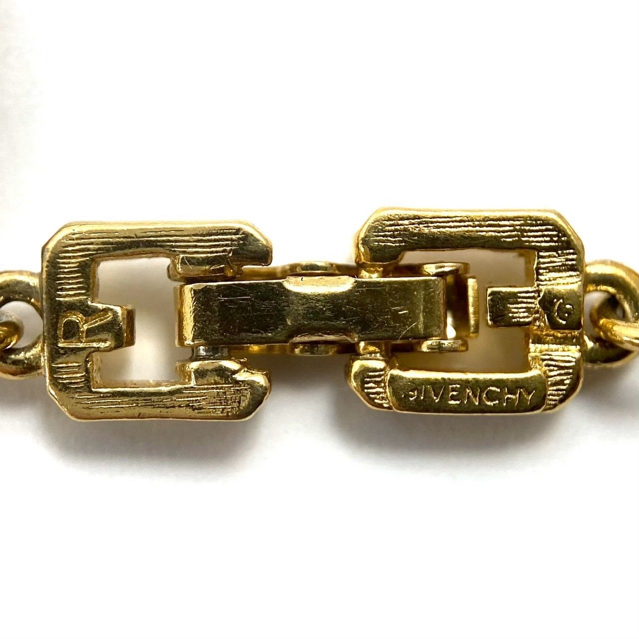美品✨ジバンシー ブレスレット チェーン Gロゴ ラインストーン ゴールド 美品 ジバンシー ブレスレット チェーン ゴールド Gロゴ ライン