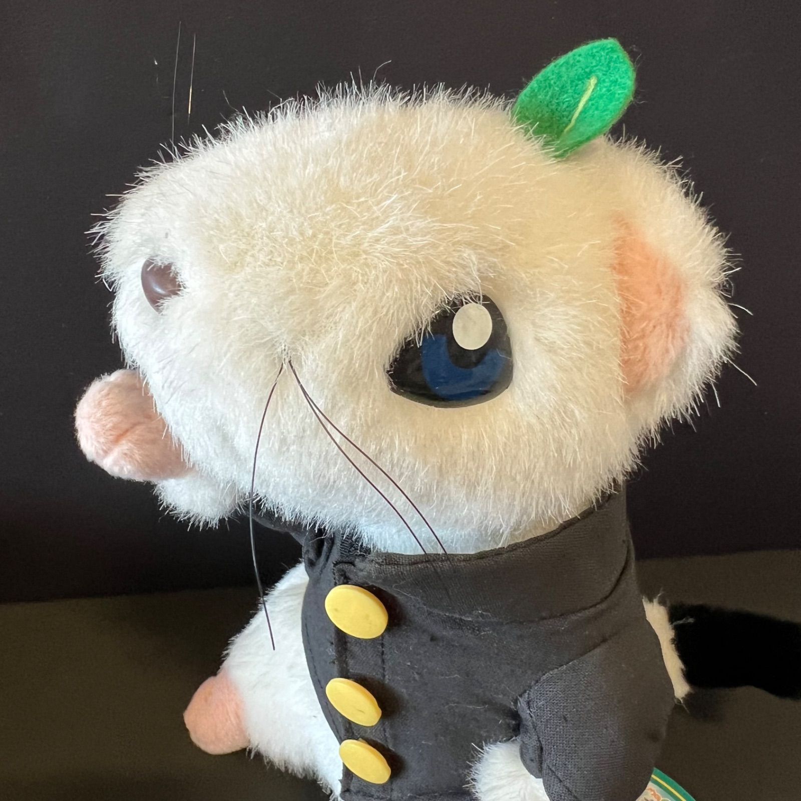 しあわせソウのオコジョさん モモンガ ヒャッホー ぬいぐるみ マスコット 未使用品】タグ付き オコジョ番長 ぬいぐるみ しあわせソウの