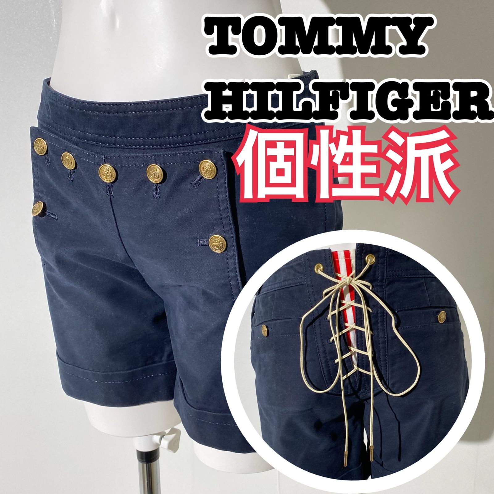 個性派』TOMMY HILFIGER トミー ヒルフィガー デニム ショートパンツ