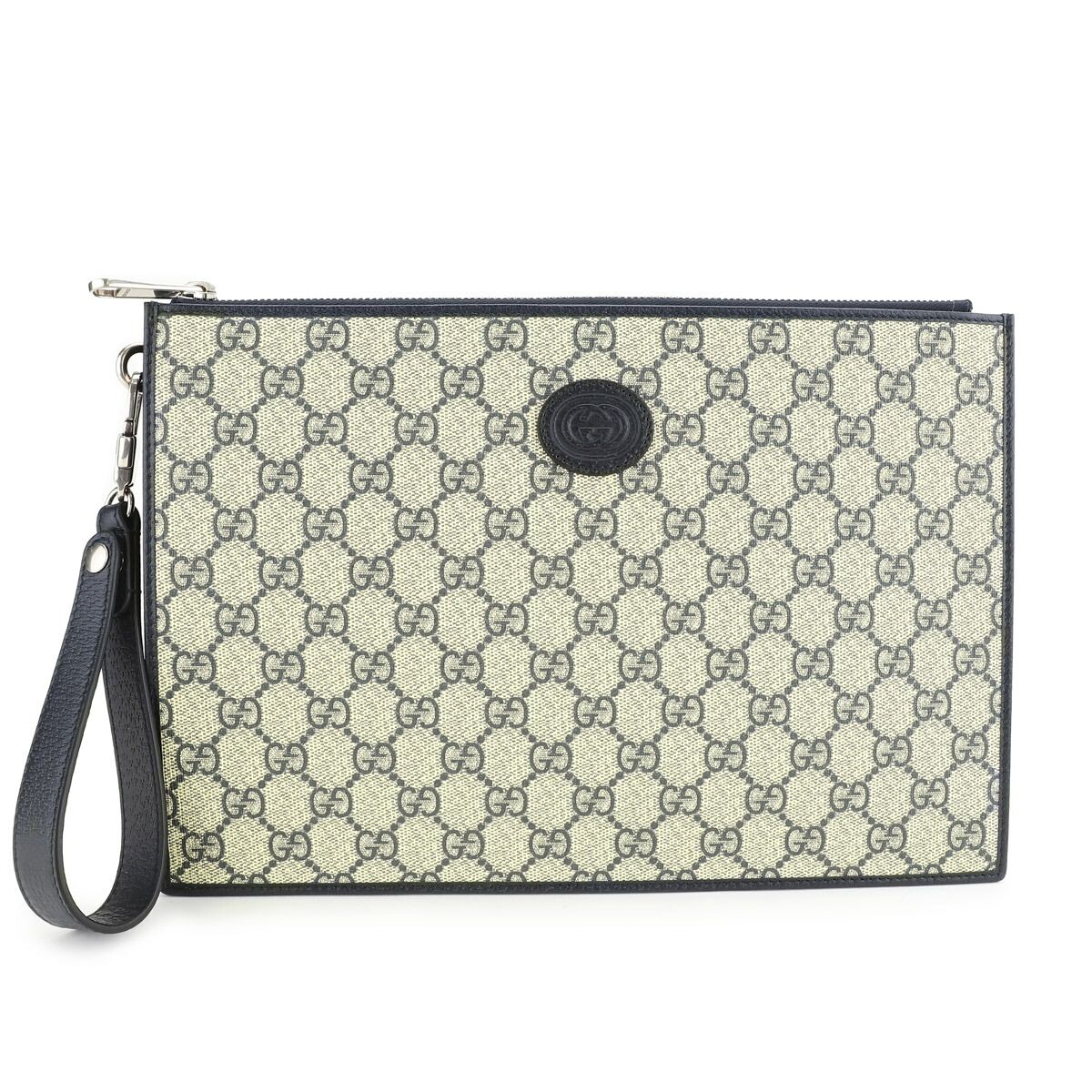 グッチ GUCCI クラッチバッグ インターロッキングG ベージュ|エボニー