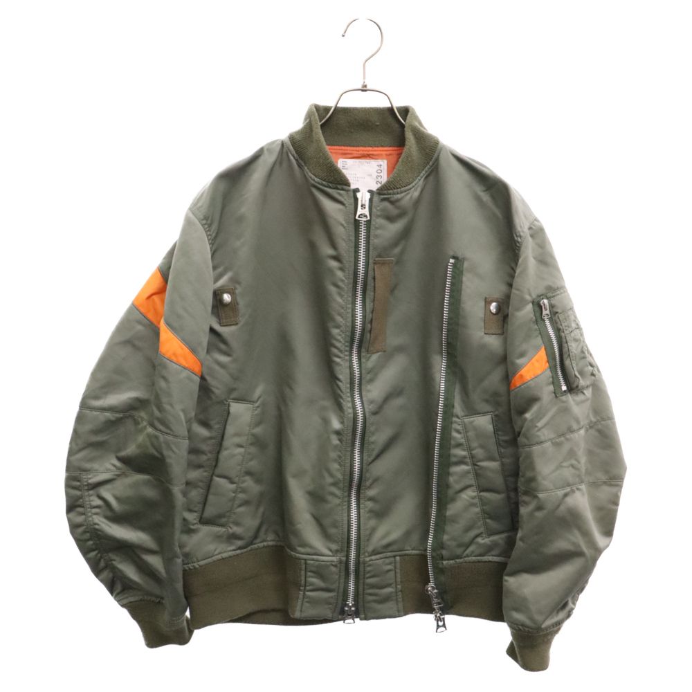 Sacai (サカイ) 20SS MA-1 BOMBER JACKET ボンバー ジャケット 20-02304M カーキ - メルカリ