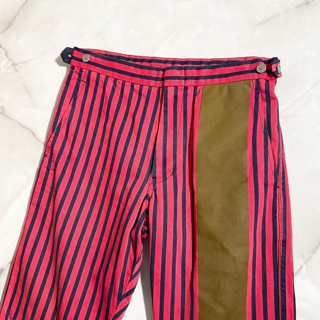 A 15886 コムデギャルソンオムプリュス 02 ss蛍光期 ストライプショーツS