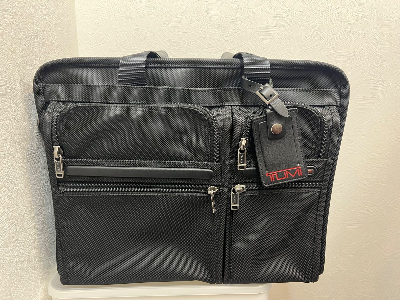 TUMI トゥミ エクスパンダブル オーガナイザー ブリーフケース 書類カバン ビジネスバッグ ナイロン レザー 黒 ブラック