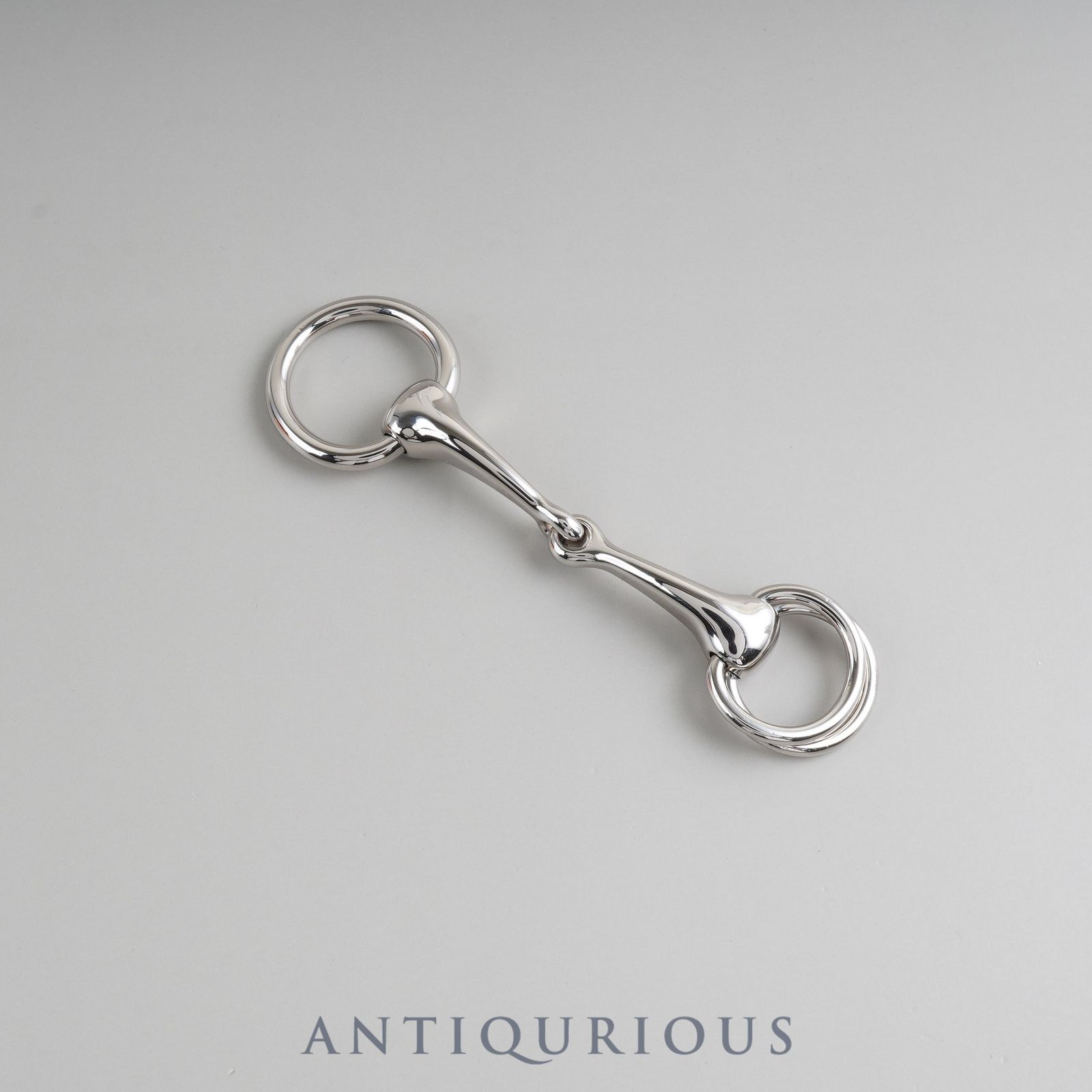 ❤未使用品❤ツイリーリング フロット 青xSV金具 エルメス ネックレス