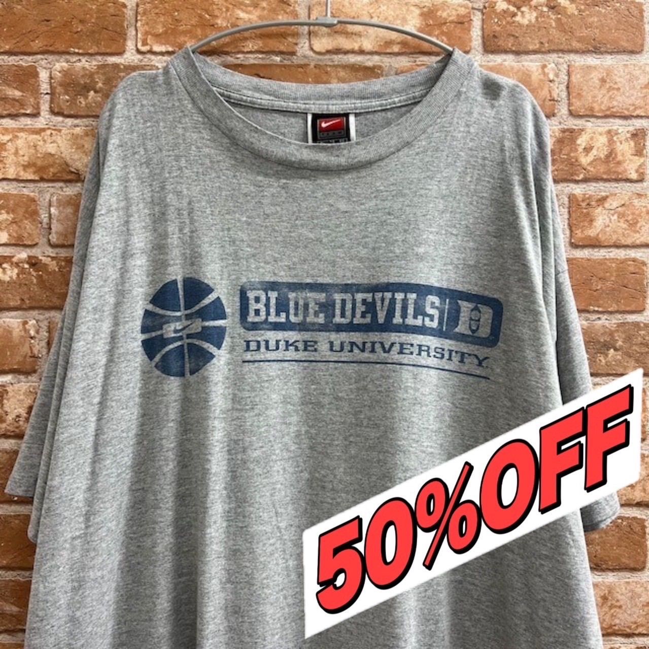NIKE ナイキ BLUE DEVILS バスケ プリント Tシャツ No.114