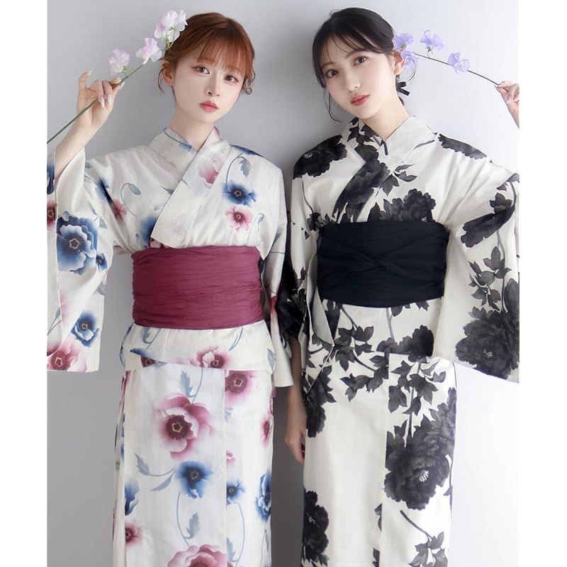 KYOETSU キョウエツ 浴衣セット 変わり織 生成り 6点セット