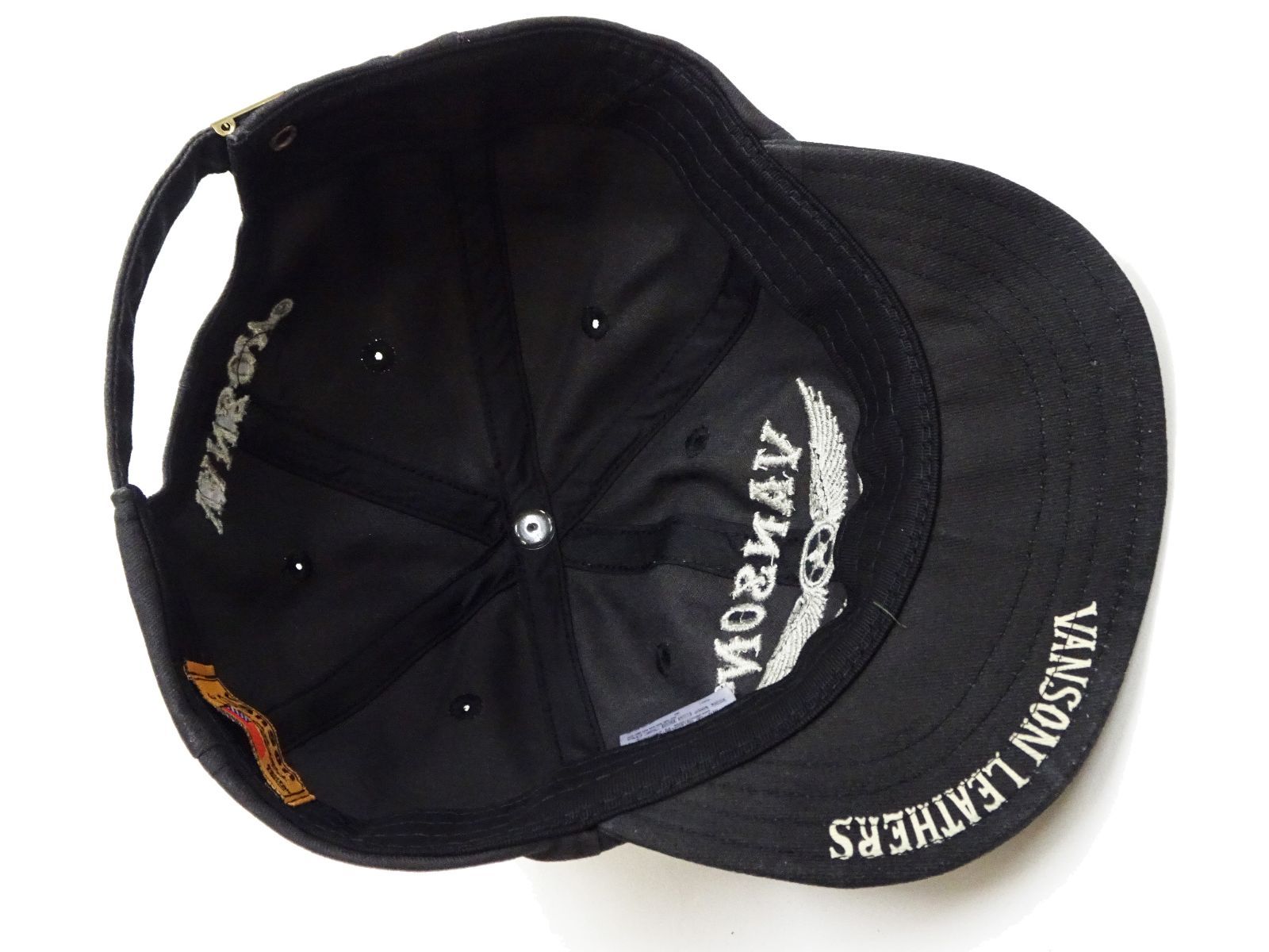 キャップ CAP ボーン バンソン vanson NVCP-2509 1ブラック 楽天市場