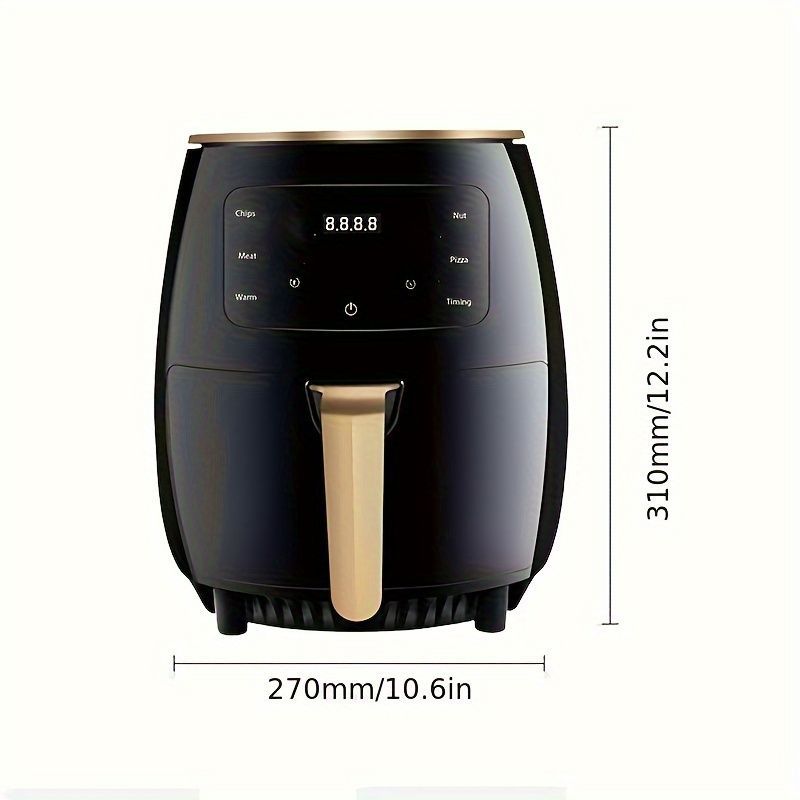 透明な蓋付きのUAOプレミアムエアフライヤー、900ワット電気