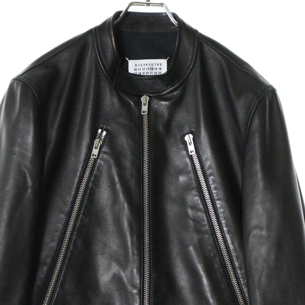 Maison Margiela (メゾンマルジェラ) 22SS 5-ZIP LEATHER JACKET