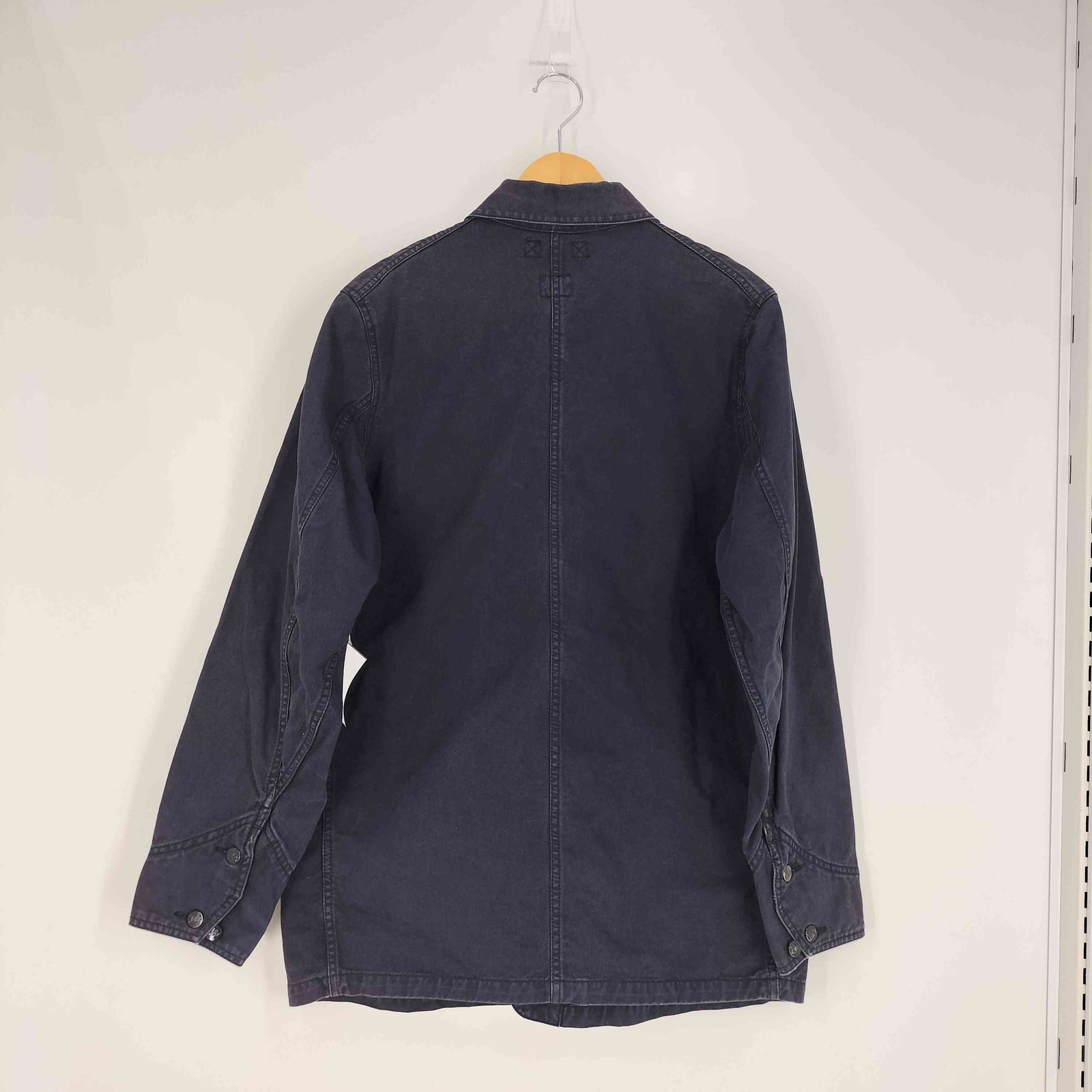 日本製 プランテーション イッセイミヤケ カバーオール ジャケット ネイビー 紺 イッセイミヤケ ISSEY MIYAKE 00-10s コットン カバーオール