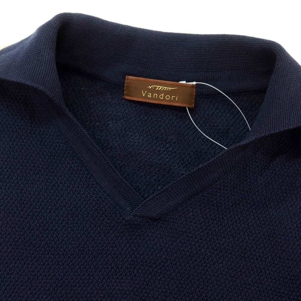 Vandori ヴァンドリ ニットポロ スキッパーポロ サイズL Blu Bre Blu Bre＞上質なスキッパーニットポロ｜ビームス ライフ 横浜｜BEAMS