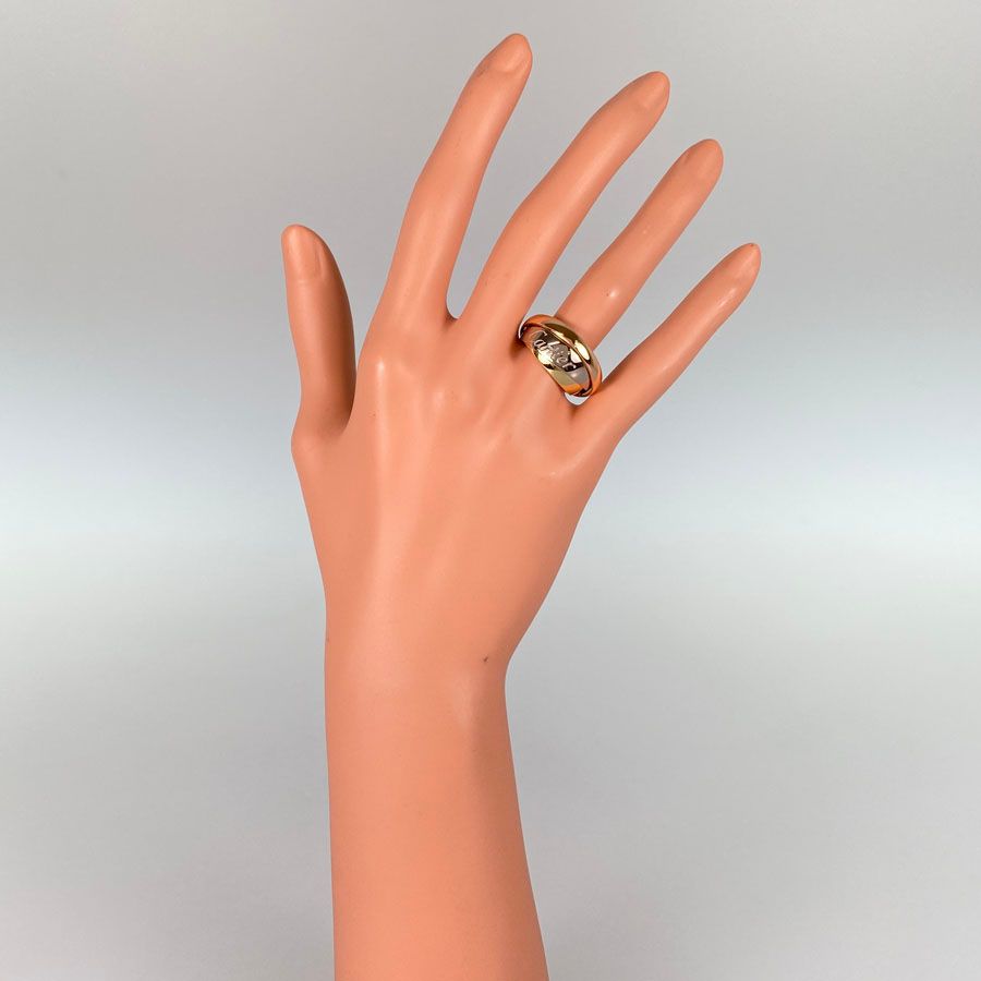 カルティエ Cartier リング トリニティ スリーカラー K18YG K18PG  