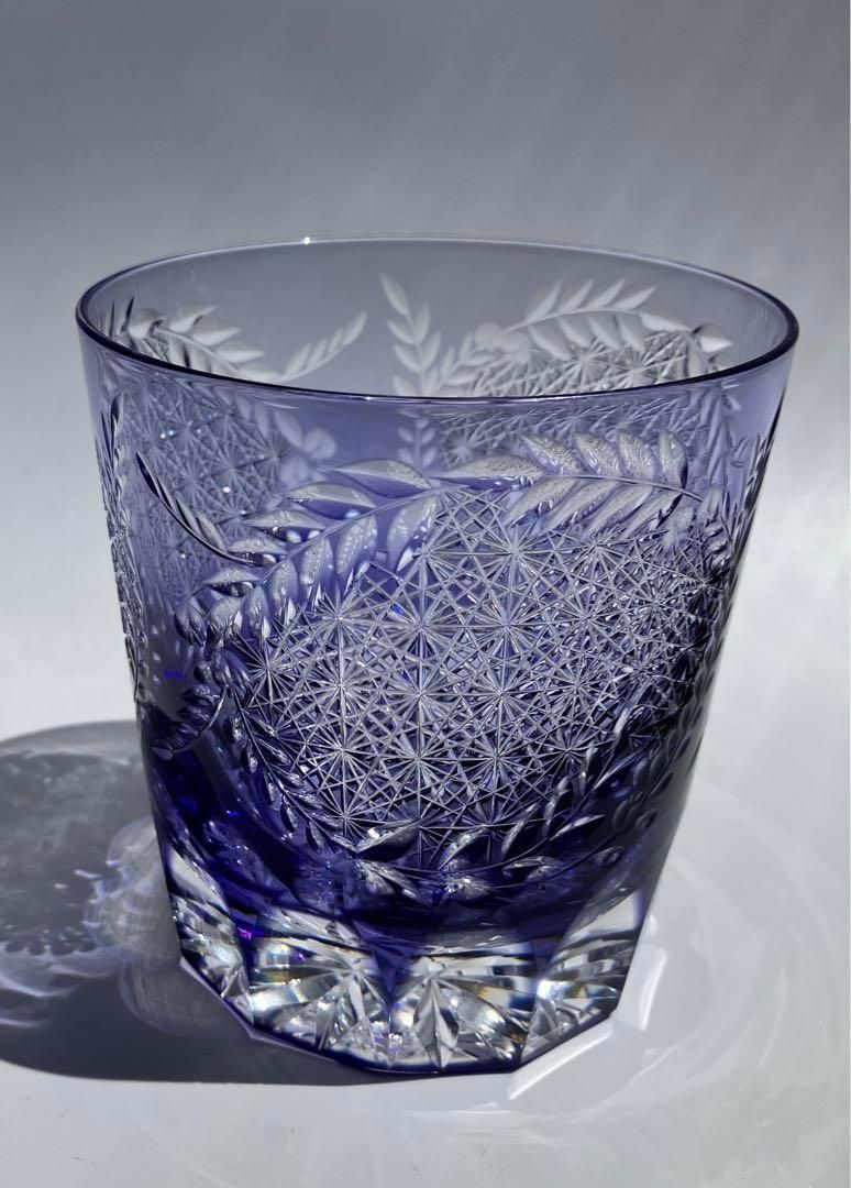 カガミクリスタル謹製　江戸切子　根本達也デザイン　冷酒杯 カガミクリスタル 江戸切子 伝統工芸士 根本達也 冷酒杯 慶雲海