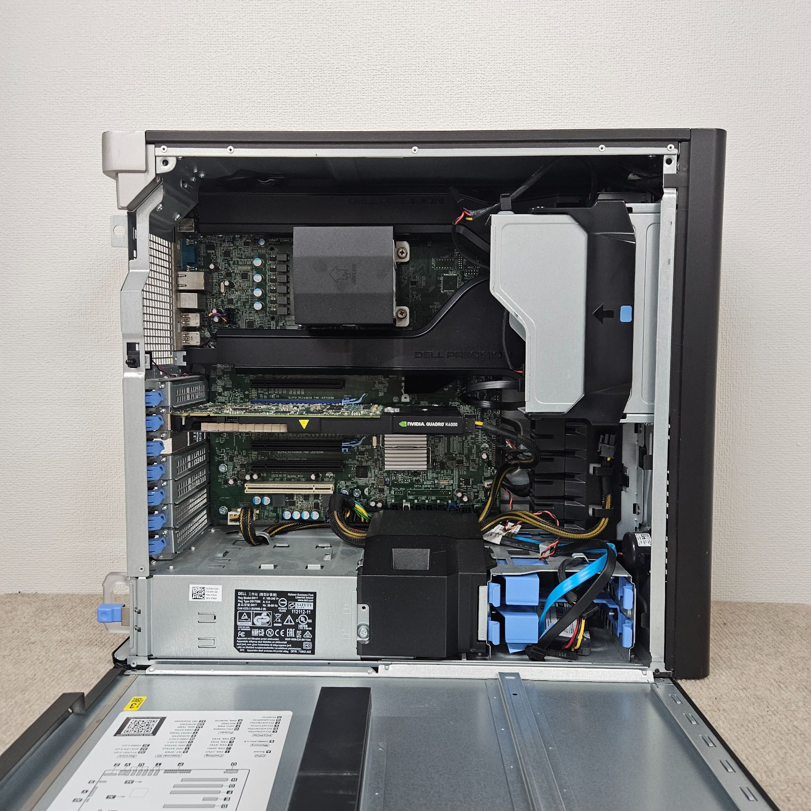  Dell Precision 5810 Workstation 事務用パソコン Intel Xeon E 5-2683 V 3 メモリ64 GB NVIDIA Quadro K 4000 Windows 11 Pro SSD 1 TB ワークステーション デスクトップPC