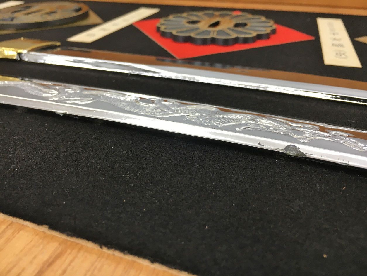 額入り模造刀 額サイズ約94