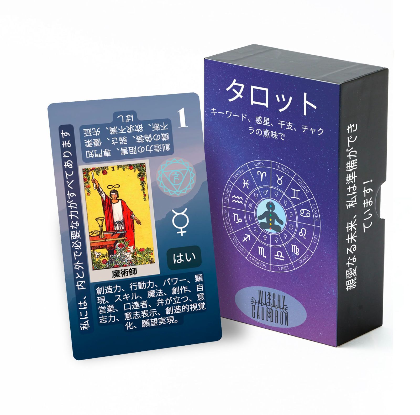 アファメーション。 はいまたはいいえ 要素 星座 惑星 (日本語