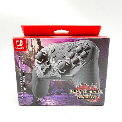 開封済・未使用品】任天堂 Nintendo Switch Proコントローラー モンスターハンターライズ サンブレイクエディション - メルカリ