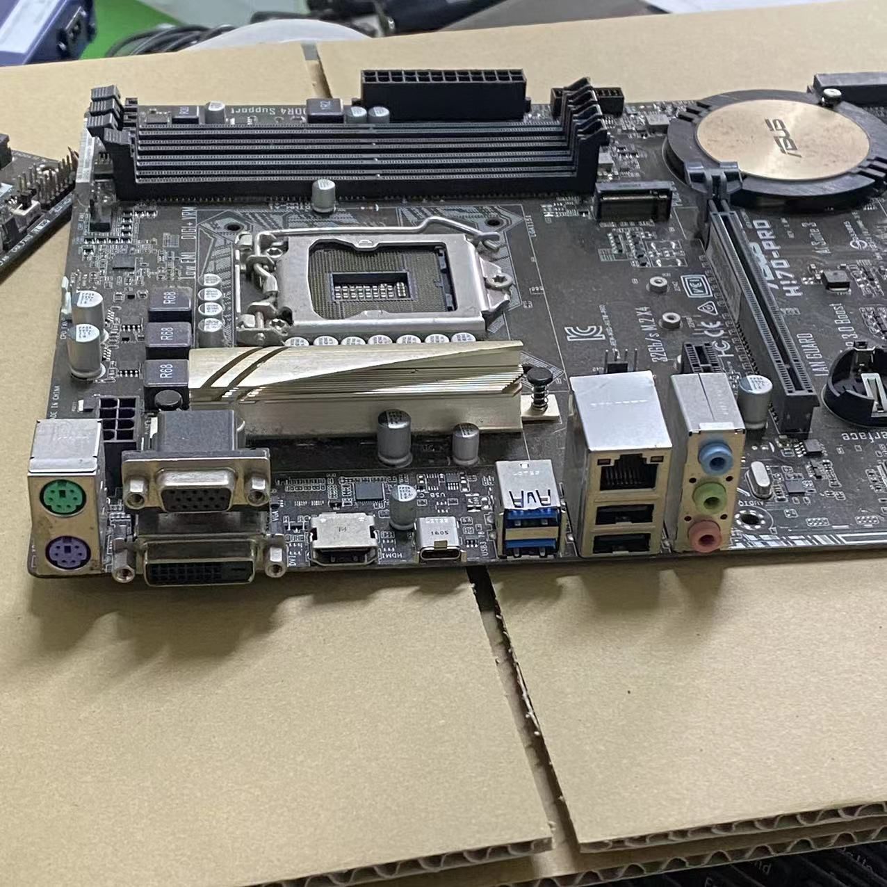 ジャンク品】H170マザーボード＋i7 6700Kセット! ASUS H170-PRO