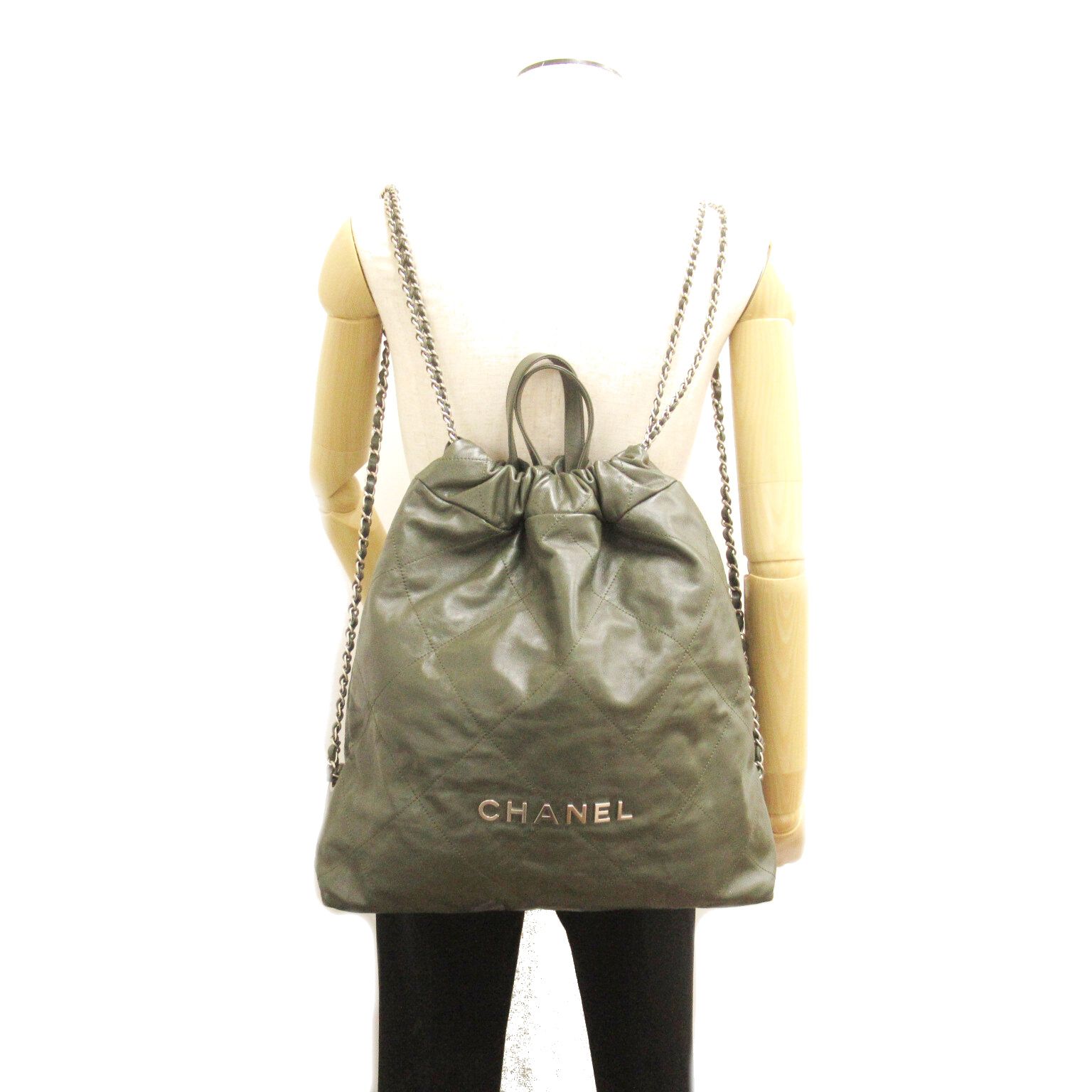 シャネル CHANEL22 チェーンバクパック リュックサック バック