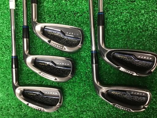 希少6本セット ONOFF LABOSPEC FF-247 S FLEX シックな黒が基調でカッコいい！ オノフから飛び系アイアン