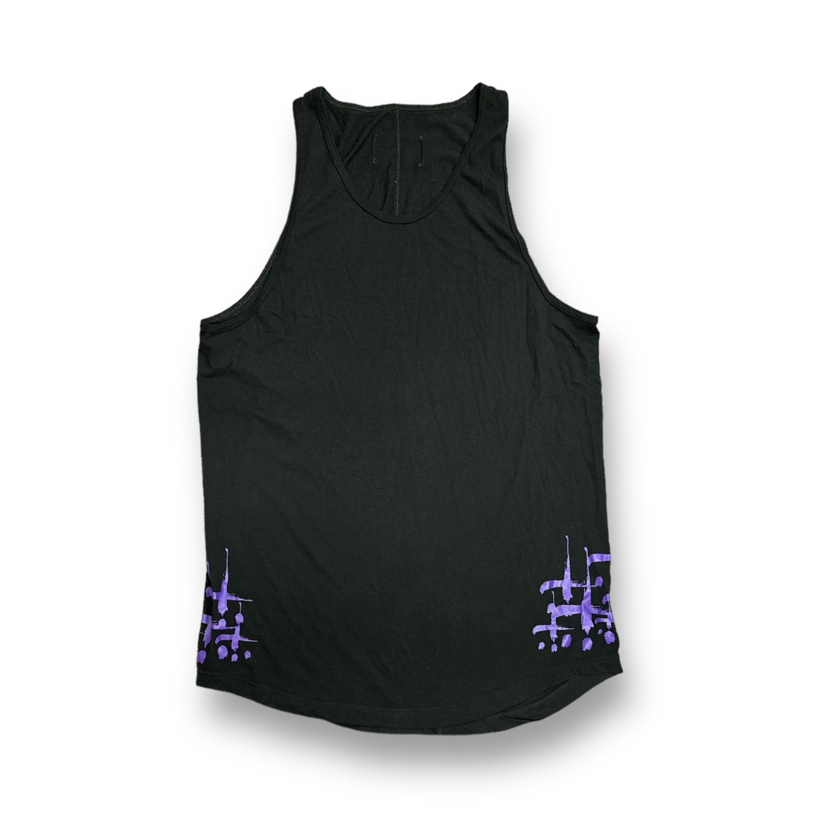 CVTVLIST 23SS SIDE CROSS INNER TANKTOP クロスプリント インナー タンクトップ カタリスト 2301050305  ブラック×パープル 1 62616A6 - メルカリ