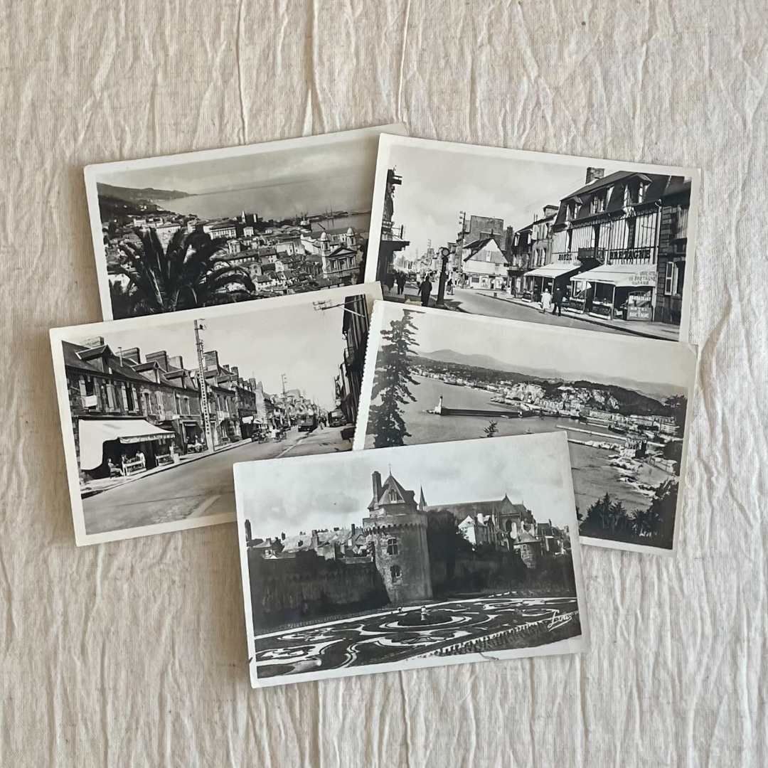 特別価格】アンティーク ポストカード フランス直輸入 お城 街並み
