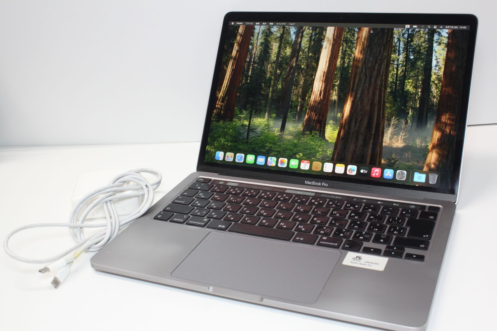MacBook Pro 13インチ 2020 Thundeabolt 3ポート x 2 512GB|8GB MXK52J|A ⑤