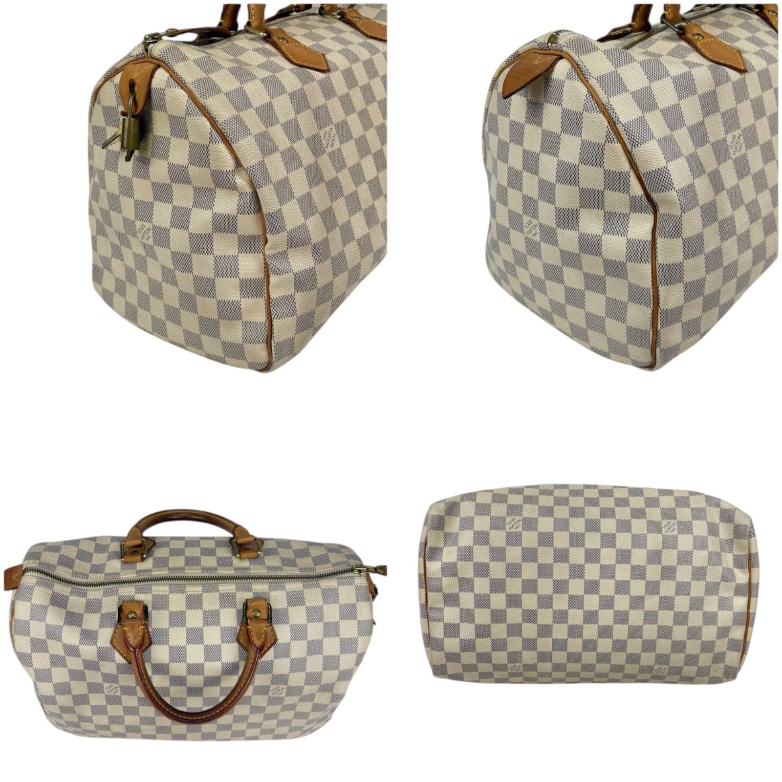 値引き歓迎！ ルイヴィトン ダミエアズール スピーディー35 ボストンバッグ LOUIS VUITTON ルイヴィトン ダミエ アズール スピーディ35