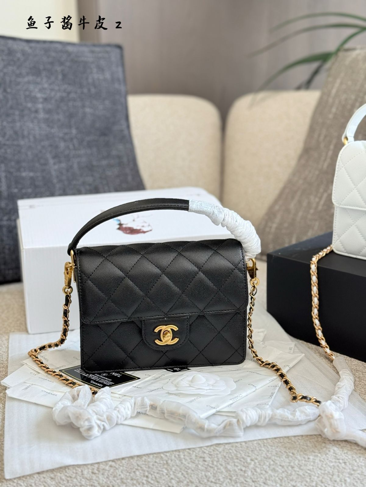 今日 Chanel 24 K EW Flap Bag エディション フラップバッグ-MM輸入