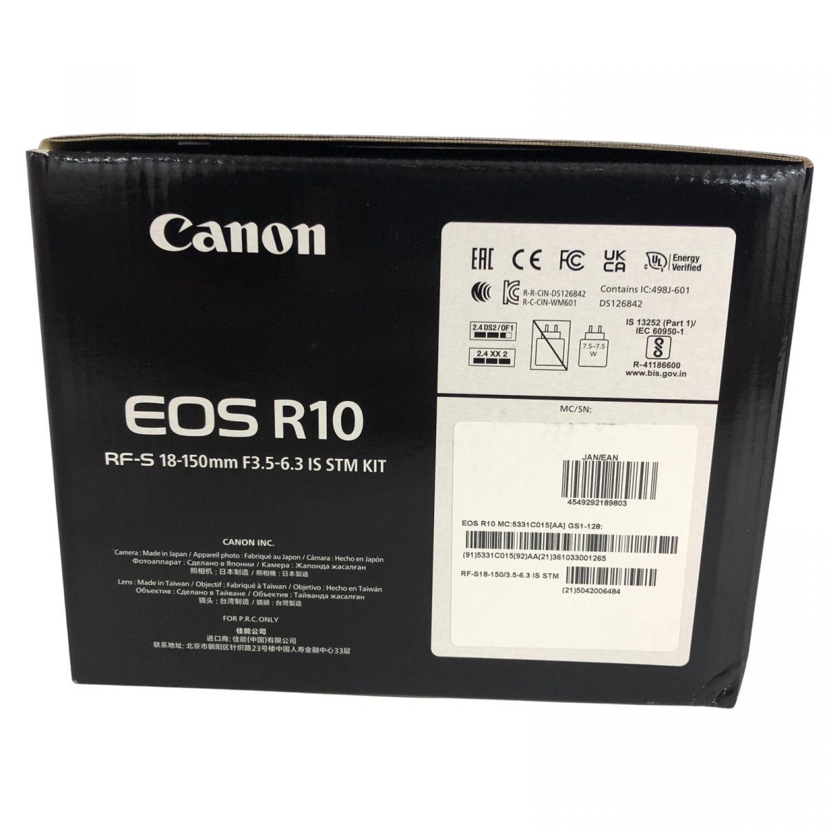  ミラーレスカメラ レンズキット Canon キャノン EOS R 10 RF S 18 150 IS STM KIT 相 ミラーレス一眼 デジタルカメラ