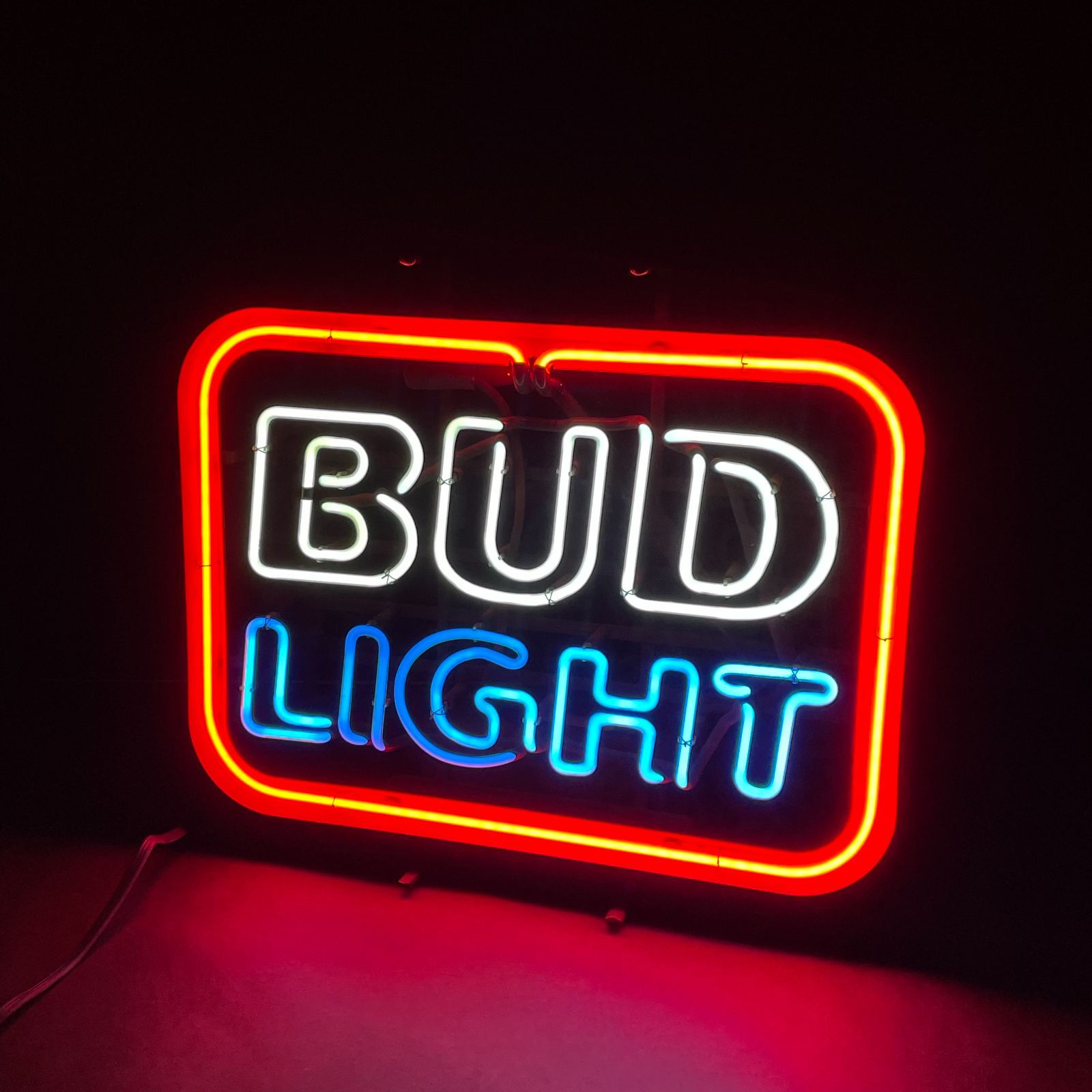 BUD LIGHT バドライト ビール ビンテージ ネオンライト - メルカリ