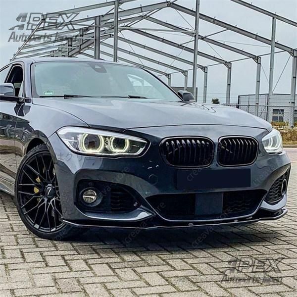 BMW 1シリーズ F20 F21 M-Pack 2015-2019 118i 120i フロントバンパーカバー リップスポイラー FRP エア口 外装 カスタムパーDL14LYX FFCRYSTALESIA_COM