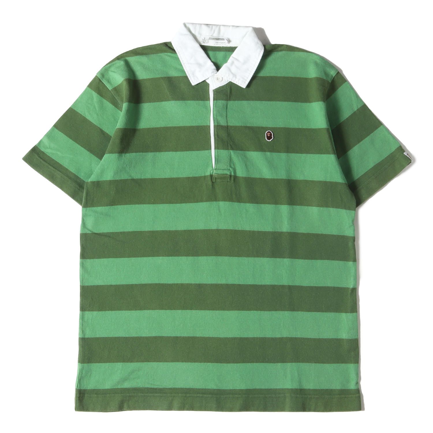 A BATHING APE ア ベイシング エイプ ラガーシャツ サイズ:M