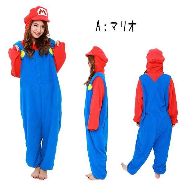 ワリオ　マリオ　着ぐるみ　大人　ハロウィン　コスプレ　仮装　なりきり ワリオ マリオ 着ぐるみ 大人 ハロウィン コスプレ 仮装 なりきり ＼今