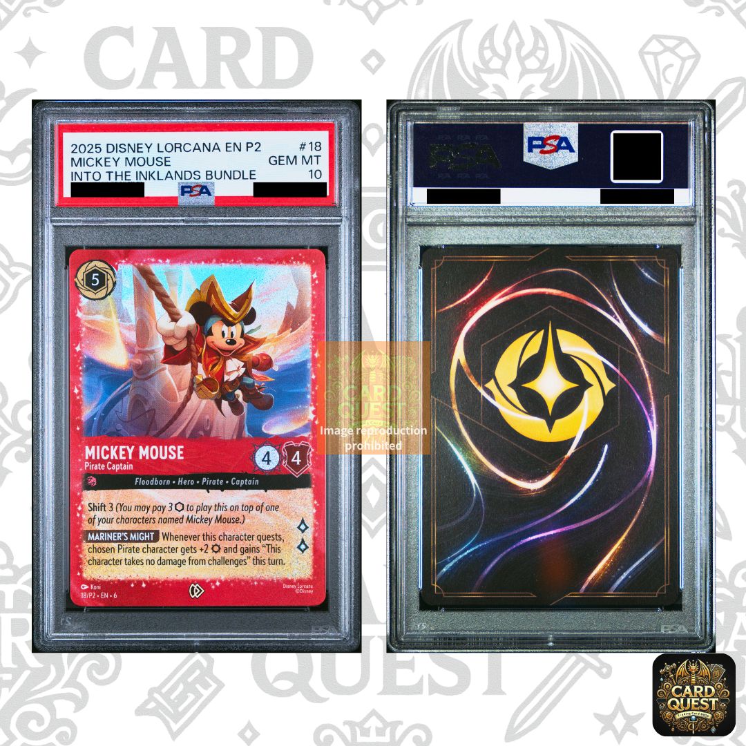 ロルカナ　ミッキー　プロモ　psa10 ディズニー ロルカナ lorcana 日本語版 ミッキーマウスプロモカード