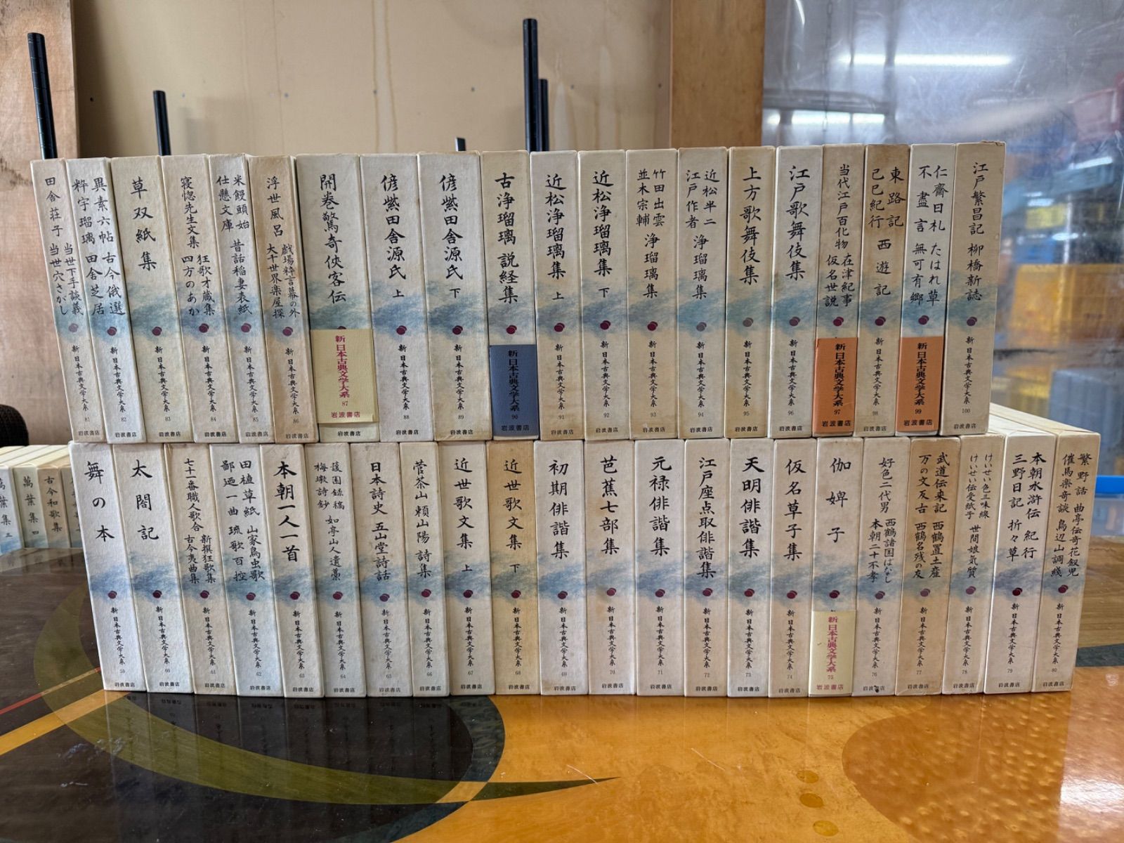新日本古典文学大系 岩波書店 全100+別巻6冊セット 古典全集①
